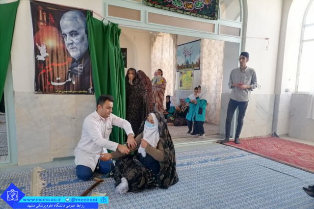 اردوی جهادی کانون بسیج جامعه پزشکی شهرستان خلیل آباد 